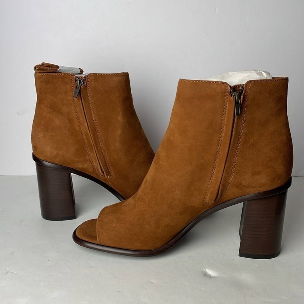 NEW Frye Amy Side Ghillie Open Toe Ankle Boots 9 - Picture 8 of 10